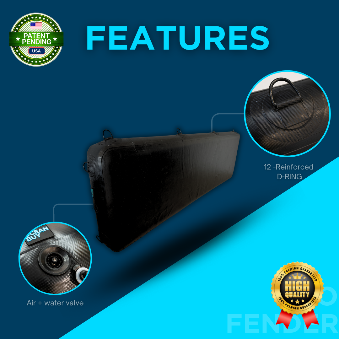 Fenders Rectangular Inflatable Handcrafted for Docks