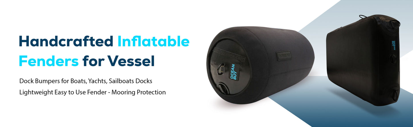 Premium Heavy Duty Inflatable Boat Fender with Cover