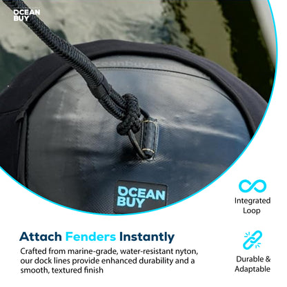 Premium Heavy Duty Inflatable Boat Fender with Cover