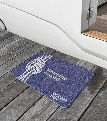 OCEAN BUY Welcome Aboard Boat Doormat 17x24.5 inches