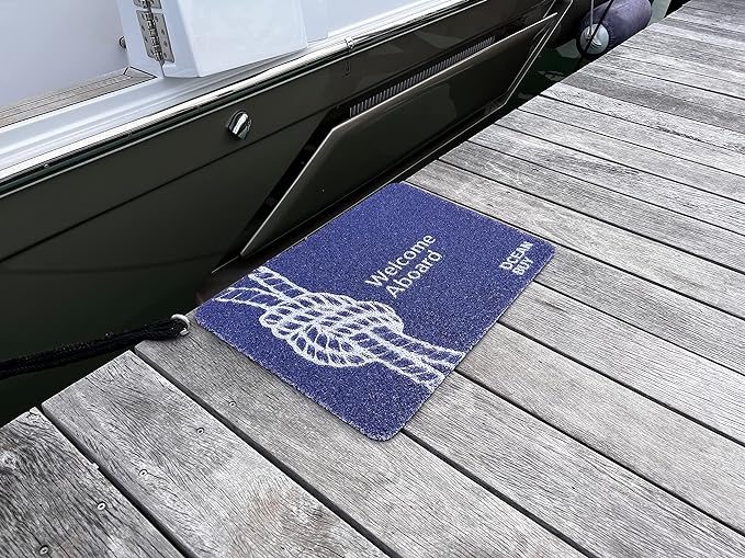 OCEAN BUY Welcome Aboard Boat Doormat 17x24.5 inches