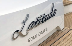 Custom 3D Boat Lettering
