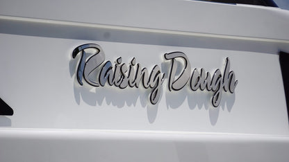 Custom 3D Boat Lettering